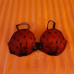 VS Very Sexy Red and Black Bra